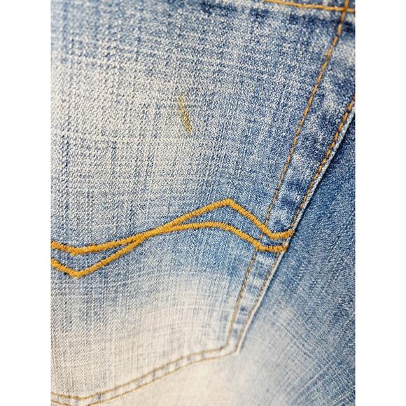 OMAVI NEW! DEADSTOCK! VINTAGE 90'S Delux Fit Med Wash Jeans Size 40 Streetwear - Picture 11 of 11